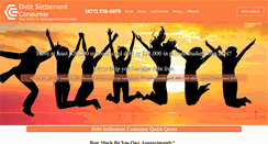 Desktop Screenshot of debtsettlementconsumer.com